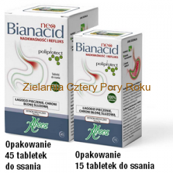 NEO BiAnacid Naturalne tabletki na zgagę Aboca 15 tabletek do ssania